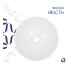 Комплект Qtap Owl: Раковина накладная круглая 400х400х155 мм White + Донный клапан PU02