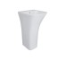 Комплект Qtap Crow: Раковина напольная моноблок 450x435x835 мм White + Донный клапан PU02O