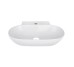 Комплект Qtap Cardinal: Раковина підвісна / накладна овальна 565х400х130 мм White + Донний клапан PU02