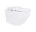 Унитаз подвесной Qtap Jay безободковый с сиденьем Soft-close QT07335175W