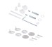 Унітаз підвісний Crow Rimless 485х340х330 мм, White, з сидінням Slim Duroplast/ Soft-close/ Quick Release QT05335171RW Qtap