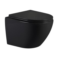 Унітаз підвісний Jay Ultra Quiet 485х360х320 мм, Matt Black, сидінням Slim Duroplast/ Soft-close/ Quick Relase QT07335177MB Qtap сантехніка — сторінка 17