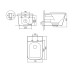 Унитаз подвесной Tern Ultra Quiet 490×365×325 мм, Beige, с сиденьем Slim Duroplast / Soft-close / Quick Release QT17332303ASSB Qtap