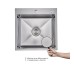 Lidz Handmade H5050H Мийка для кухні інтегрована Decor Honeycomb 2,5/0,5 мм LDH5050DEC48365