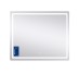Дзеркало Qtap Mideya (MI2) 900х700 з LED-підсвічуванням Touch, з антизапотіванням, з димером, рег. яскравості QT2078NCF9070