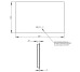 Зеркало Qtap Taurus (TA1) 800×600 мм с LED-подсветкой Touch, с антизапотеванием, с диммером, рег. темп. цвета (3000-6500K) QTTAU8006004895