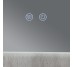 Зеркало Qtap Taurus (TA1) 800×600 мм с LED-подсветкой Touch, с антизапотеванием, с диммером, рег. темп. цвета (3000-6500K) QTTAU8006004895