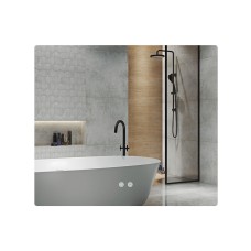 Дзеркало Taurus (TA2) 800×700 мм з LED-підсвічуванням Touch, з антизапотіванням, з димером, рег. темп. кольору (3000-6500K) QTTAU70070048955