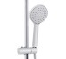 Душевая система универсальная Lidz Latwa 1031 на три потребителя (с изливом) (k35) Chrome LDLAT1031CRM48993