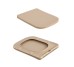 Унитаз подвесной Qtap Tern Ultra Quiet 520×345×325 мм, Beige, с сиденьем Slim Duroplast / Soft-close / Quick Release QTTER26SB49001