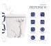 Унітаз підвісний Qtap Tern Ultra Quiet 520×345×325 мм, Marble, з сидінням Slim Duroplast / Soft-close / Quick Release QTTER26MR49002