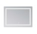 Дзеркало Lidz Kubis (KU2) 1200х800 з LED-підсвічуванням Touch, з антизапотіванням, з димером, рег. яскравості LDKUB120080049007