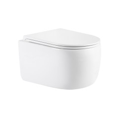 Унітаз підвісний Taurus Ultra Quiet 515×360×350 мм, White, з сидінням Slim Duroplast / Soft-close / Quick Release QTTAU26W49116