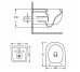 Унітаз підвісний Qtap Taurus Ultra Quiet 515×360×350 мм, White, з сидінням Slim Duroplast / Soft-close / Quick Release QTTAU26W49116