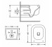 Унитаз подвесной Qtap Gemini Ultra Quiet 485×340×350 мм, White, с сиденьем Slim Duroplast / Soft-close / Quick Release QTTAU26W49119