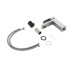 Змішувач для раковини низький Lidz Helix 001F (k35)  LDHEL001FNKS49178 Nickel