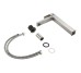 Змішувач для раковини високий Lidz Helix 001FH (k35)  LDHEL001FHNKS49179 Nickel