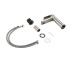 Смеситель для раковины низкий Lidz Nexus 001F (k35)  LDNEX001FNKS49184 Nickel