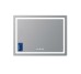 Зеркало Qtap Mideya (MI2) 800х600 с часами, с LED-подсветкой Touch, с антизапотеванием, диммером, рег. яркости QTMID80060049265