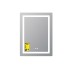 Зеркало Lidz Kubis (KU2) 600х800 с подсветкой, с LED-подсветкой Touch, с антизапотеванием, с диммером, рег. яркости LDKU600800CL49280