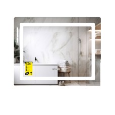 Зеркало Kubis (KU2) 1000х800 с часами, с LED-подсветкой Touch, с антизапотеванием, с диммером, рег. яркости LDKU1000800CL49282 Зеркало с ЛЕД подсветкой в ​​ванную — страница 8