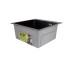 Мойка для кухни интегрированная Lidz Handmade H4545HB Decor Black PVD Honeycomb 2,5/0,5 мм LDH4545HDECBLM49438