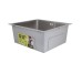 Мийка для кухні інтегрована під стільницю Lidz Handmade H4843 Brushed Steel 3,0/1,0 мм LDH4843BRU49441