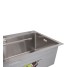 Мийка для кухні інтегрована Lidz Handmade H6845 Brushed Steel 3,0/1,0 мм LDH6845BRU49455