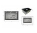 Мойка для кухни интегрированная Lidz Handmade H6845B Brushed Black PVD 3,0/1,0 мм LDH6845BRUBLM49456