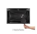 Мойка для кухни интегрированная Lidz Handmade H6845B Brushed Black PVD 3,0/1,0 мм LDH6845BRUBLM49456
