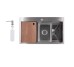 Мойка для кухни интегрированная Lidz Handmade H7545 Brushed Steel 3,0/1,0 мм LDH7545BRU49457