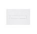 Клавіша змиву Qtap Standard 152x236x28 мм, White, лінійна QTSTD164W49471