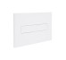 Клавіша змиву Qtap Standard 152x236x28 мм, White, лінійна QTSTD164W49471