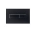 Клавіша змиву Qtap Standard 152x236x28 мм, Matt Black, лінійна QTSTD164BLM49473