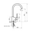 Смеситель для кухни Lidz Aria 015F (k35)  LDARI015FGRP49559 Graphite