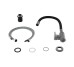 Змішувач для кухні Lidz Aria 015F3 (k35) з гнучким виливом LDARI015F3BGRP49564 Graphite/Black