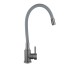 Змішувач для кухні Lidz Aria 015F3 (k35) з гнучким виливом LDARI015F3GGRP49565 Graphite/Grey