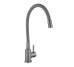 Змішувач для кухні Lidz Aria 015F3 (k35) з гнучким виливом LDARI015F3GGRP49565 Graphite/Grey
