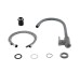 Змішувач для кухні Lidz Aria 015F3 (k35) з гнучким виливом LDARI015F3GGRP49565 Graphite/Grey