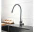 Змішувач для кухні Lidz Aria 015F3 (k35) з гнучким виливом LDARI015F3GGRP49565 Graphite/Grey