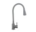 Змішувач для кухні Lidz Aria 015F31 (k35) з гнучким виливом LDARI015F31GGRP49567 Graphite/Grey