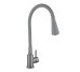 Змішувач для кухні Lidz Aria 015F31 (k35) з гнучким виливом LDARI015F31GGRP49567 Graphite/Grey