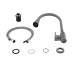 Змішувач для кухні Lidz Aria 015F31 (k35) з гнучким виливом LDARI015F31GGRP49567 Graphite/Grey