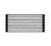 Сушилка на кухонную мойку Lidz Acsis LA04 Black, квадратна основа, для посуды 430х216 мм LDACSLA04BLM49762
