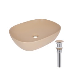 Раковина накладна Aquarius 470x380x120 мм, Beige, прямокутна, з донним клапаном QTAQA188SB49781 Раковина накладна Aquarius 470x380x120 мм, Beige, прямокутна, з донним клапаном QTAQA188SB49781