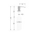 Дозатор для моющего средства Lidz Acsis LA29 Brushed Steel, круглый LDACSLA29BRU49828