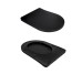 Унітаз підвісний Qtap Taurus Ultra Quiet 515×360×350 мм, Matt Black, з сидінням Slim Duroplast / Soft-close / Quick Release QTTAU28BLM50504