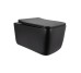 Унитаз подвесной Qtap Gemini Ultra Quiet 485×340×350 мм, Matt Black, с сиденьем Slim Duroplast / Soft-close / Quick Release QTGEM28BLM50505