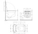 Унитаз подвесной Qtap Gemini Ultra Quiet 485×340×350 мм, Matt Black, с сиденьем Slim Duroplast / Soft-close / Quick Release QTGEM28BLM50505