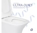Унитаз напольный Qtap Presto Quadro безобідковий з сідінням Soft-close QTPRE27W51021